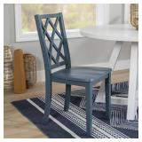 Powell Conolly Blue Graphite Dining Side Chair