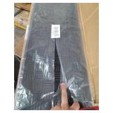 Ottomanson Bullnose Stair Treads Outdoor  Ribbed Heavy-Duty Non-Slip Stair Mats Best Grip on Concrete, Brick & Textured Step Fastening Required for Wooden & RV Steps, Pack of 5