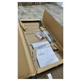 Simple Deluxe 1-Tier Shelving Units, 29.92" W x 13.78" D x 14.96" H Steel Wire Rack Storage Shelving Organizer, Chrome