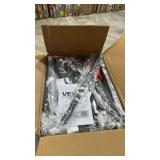 VEVOR Narrow Console Table, 41.7 Inch Entryway Table, 3-Tier Hallway Table, Sofa Table with Metal Frame, Console Tables for Entryway, Hallway, Living Room & Bedroom