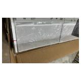 OLIXIS Dresser for Bedroom, 7 Storage Drawers, Wide Fabric Closet Chests Organizer Tower Furniture, TV Stand with Wooden Top Metal Frame for Clothes, Living Room, Hallway, Entryway, Classic White