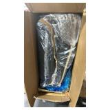 DUMOS Home Office Chair, Mid Back Computer Ergonomic Mesh Desk with Large Seat, Executive Height Adjustable Swivel Task with Lumbar Support and Armrest, for Adults, Black