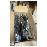 DUMOS Home Office Computer Chair - Ergonomic Mid Back Desk with Lumbar Support and Rocking Mode, Height Adjustable with Fixed Armrest, for Conference Meeting Room, 360° Swivel, Adults, Black