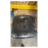 DUMOS Home Office Computer Chair - Ergonomic Mid Back Desk with Lumbar Support and Rocking Mode, Height Adjustable with Fixed Armrest, for Conference Meeting Room, 360° Swivel, Adults, Black