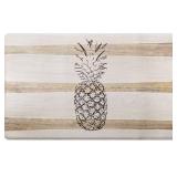 SoHome Cozy Living Anti-Fatigue Kitchen Mat, Kitchen Mats Rug for Floor, Farmhouse Themed-Non Slip, Stain Resistant, Easy Clean, 1/2 Inch Thick Comfort Chef Mat, 20\" x 36\", Pineapple