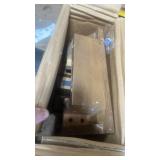 Plank+Beam Modern Solid Wood Console Table, 46 Inch, Sofa Table, Narrow Entryway Table for Hallway, Behind The Couch, Living Room, Foyer, Easy Assembly, Pecan