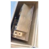 Plank+Beam Modern Solid Wood Console Table, 46 Inch, Sofa Table, Narrow Entryway Table for Hallway, Behind The Couch, Living Room, Foyer, Easy Assembly, Pecan