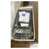 VASAGLE Coat Rack, Hall Tree with Shoe Bench for Entryway, Entryway Bench with Coat Rack, 4-in-1, with 9 Removable Hooks, a Hanging Rod, 13.3 x 28.3 x 72.1 Inches, Greige and Black UHSR40MB