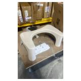 Squatty Potty Simple Toilet Stool 7-Inch in Taupe â Ergonomic Bathroom Accessory for Natural Squatting Posture, Doctor Recommended, Durable Plastic Design