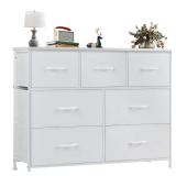 OLIXIS Dresser for Bedroom with 7 Drawers, Wide Fabric Dresser for Storage and Organization, Bedroom Dressers, Chest of Drawers for Living Room, Closet