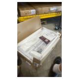 COMHOMA Small Standing Desk Adjustable Height Small Computer Desk Mobile Portable Rolling Laptop Table with Wheels 32" Computer Workstation Sit Stand Desks Portable Standing Table Treadmill desks