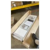 OLIXIS 5 Drawer Dresser Nightstand Classic White, Wooden Top Metal Frame Fabric Storage Organizer for Bedroom Living Room Entryway, Wide TV Stand Closet Chest Furniture