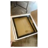 VASAGLE Dining Table, Small Round Kitchen Table for 4 People, 31.5 x 29.4 Inches, for Dining Room, Living Room, Farmhouse, Water-Resistant, Somber Walnut UKDT082K01V1