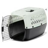 Petmate Pet Porter Dog Kennel 24inch Length 15 to 20lbs  Pale Aqua and Black - Retail: $193