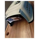 Petmate Pet Porter Dog Kennel 24inch Length 15 to 20lbs  Pale Aqua and Black - Retail: $193