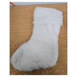 Glitzhome 21in L Plush Christmas Stocking