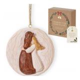2 Count 2025 Horse Christmas Ornament: Just A Girl Who Loves Horse 3D Resin Ornament for Christmas Tree for Women Teenage Girls Equestrian Horses Lover