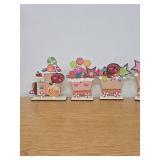 4 Pcs Gingerbread Christmas Decorations