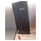 30 in. W x 36 in. H x 20.25 in. D Plastic Freestanding Garage Base Cabinet in Slate (missing door and accessories) - Retail: $163