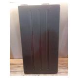 30 in. W x 36 in. H x 20.25 in. D Plastic Freestanding Garage Base Cabinet in Slate (missing door and accessories) - Retail: $163