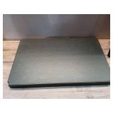 30 in. W x 36 in. H x 20.25 in. D Plastic Freestanding Garage Base Cabinet in Slate (missing door and accessories) - Retail: $163