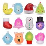 2 Packs of 12 Pack Christmas Squeeze Toys