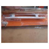 Prime-Line Products C 1204 Diecast with Wood Handle  White  Patio Door Handle (Missing Pieces)