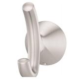 Willa J-Hook Robe/Towel Hook in Spot Defense Brushed Nickel