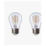 (2-Pk) Ecosmart LED Vintage Edison Light Bulb Warm White A15 40W Eqv 2200K
