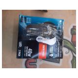 (2-Pk) Ecosmart LED Vintage Edison Light Bulb Warm White A15 40W Eqv 2200K