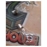 40-Watt A15 Dimmable Clear Glass Ceiling Fan E17 Intermediate Base Incandescent Light Bulb, Soft White 2700K (2-Pack)