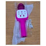 Syenll Karaoke Microphone, 6-in-1 Wireless Microphone for Kids (Pink)