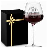 Wine Glass for Person Born in 1985