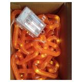 Solar Halloween Decorations Outdoor String Lights - 10 Ft 160 LED 8 Lighting Modes