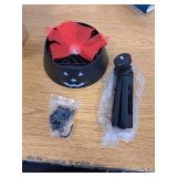 3D LED Fake Fire Flames Effect Light, 1800mAh Batterry Halloween Fire Light for Indoor/Outdoor Suspension  (Black)