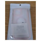 Magnetic for iPhone 14 Pro Max case, [Compatible with MagSafe][Clear Hard Back with Soft TPU Bumper][12FT Military Grade Drop Protection] Shockproof Phone Case,Clear Pink