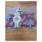 3 Pack of Miscellaneous 2025 Christmas Ornaments