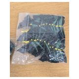 2 Count of Artmag 24 Pcs Velvet Christmas Bows (Width of 1", 3.5 x 3.5 inch, Dark Green)