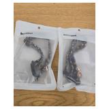 2 Count of Raisingwell Cotton Dog Collar Purple Flower Pattern Small to Medium Breed Dogs (S)