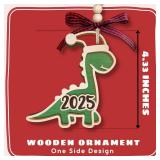 Dinosaur Christmas Ornament 2025 - 3 Count