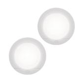 Energizer 2pk LED Battery Operated LED Puck Lights Indoor Touch Activated 20lm White: Tap Light for Closet, UL Listed