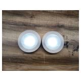 Energizer 2pk LED Battery Operated LED Puck Lights Indoor Touch Activated 20lm White: Tap Light for Closet, UL Listed