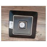 Better Homes & Gardens Anderson Dark Gray Square-Shaped Stoneware Salad Plate