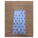 BlHMCASE for iPhone 13 Mini Case, Compatible with MagSafe, Cute Black Love Heart Star Magnetic Phone Case, Clear Soft Slim Fit Shockproof Protective Cover for Women