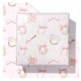 Baseball Wrapping Paper 28x40 inches -4 sheets