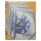 5 Count Cone Recovery Collar, Adjustable Elizabethan Collar for Cats