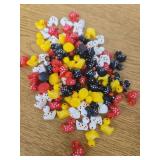 100 Pcs Christmas Mini Resin Ducks