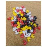 100 Pcs Christmas Mini Resin Ducks