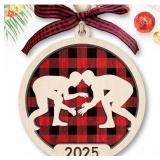 2025 Wrestling Christmas Ornaments -2 Pack