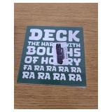 Funny Holiday Sign  5 x 5 inches 2 Pack